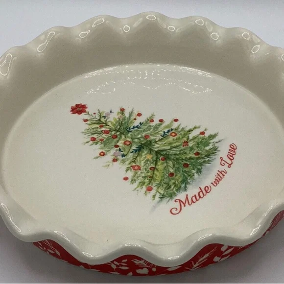 pioneer woman christmas pie plate